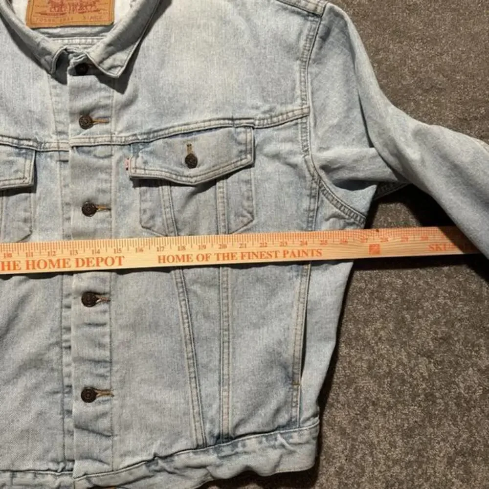 Vintage Levi's Strauss & Co 70598 4834 Trucker Denim Jean Jacket XL Western Work